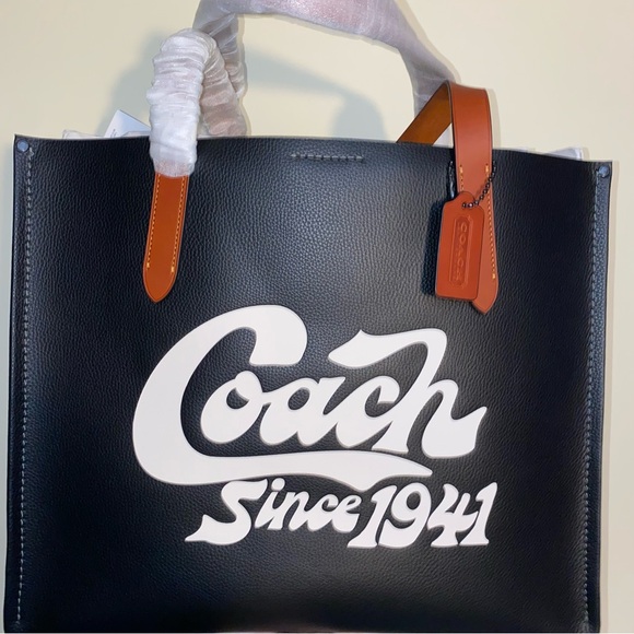 Coach leather XL Tote bag New - Picture 3 of 15